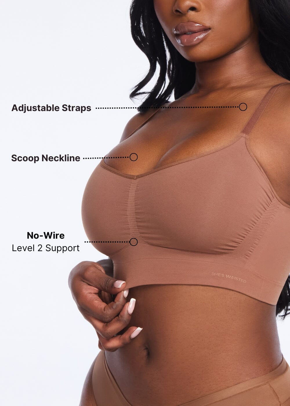 SmoothingSeamless Wireless Scoop Bra