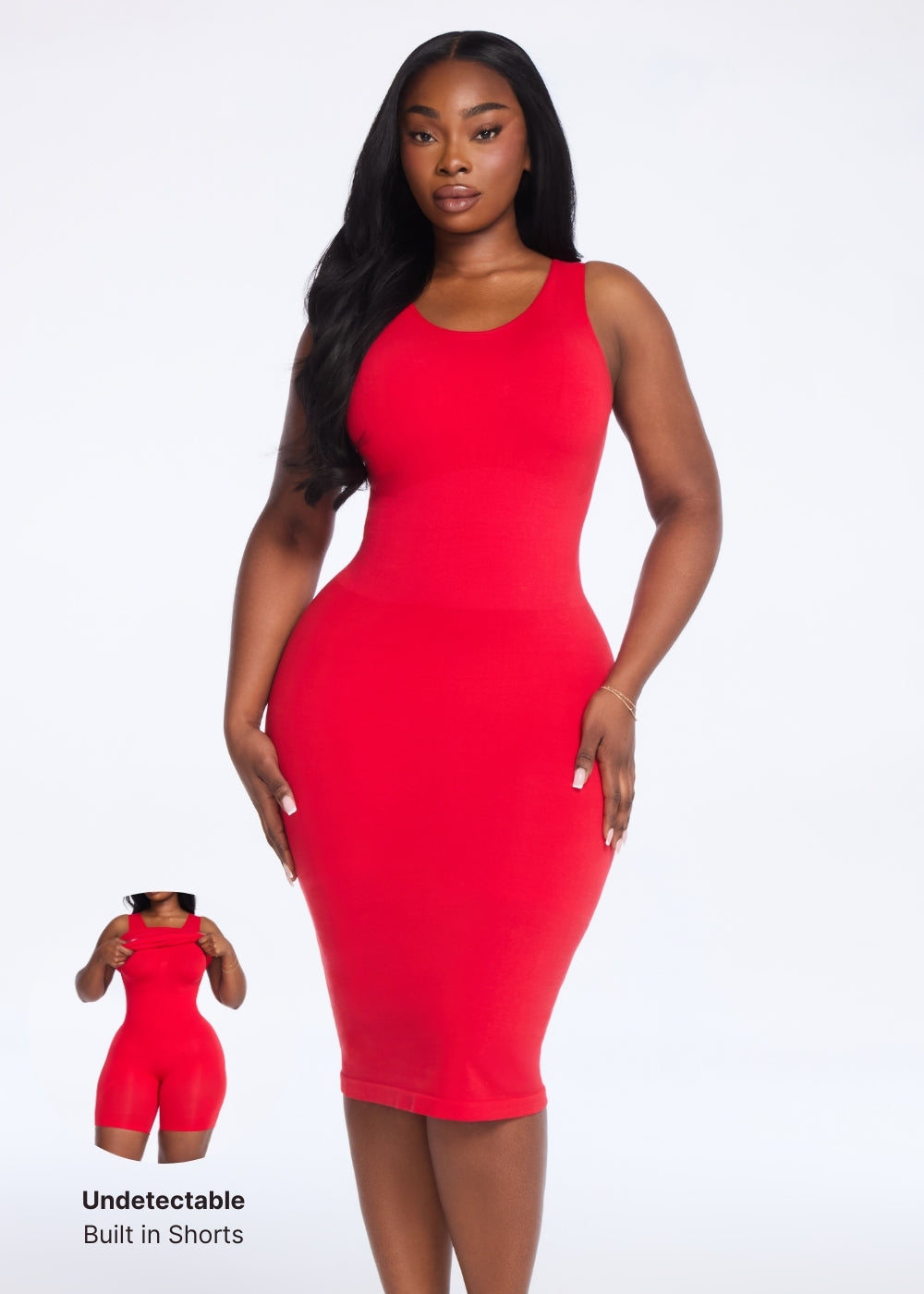 SecretSculpt Jersey Halter Midi Dress Black / 5X/6X SecretSculpt Jersey Halter Midi Dress Black / 5X/6X