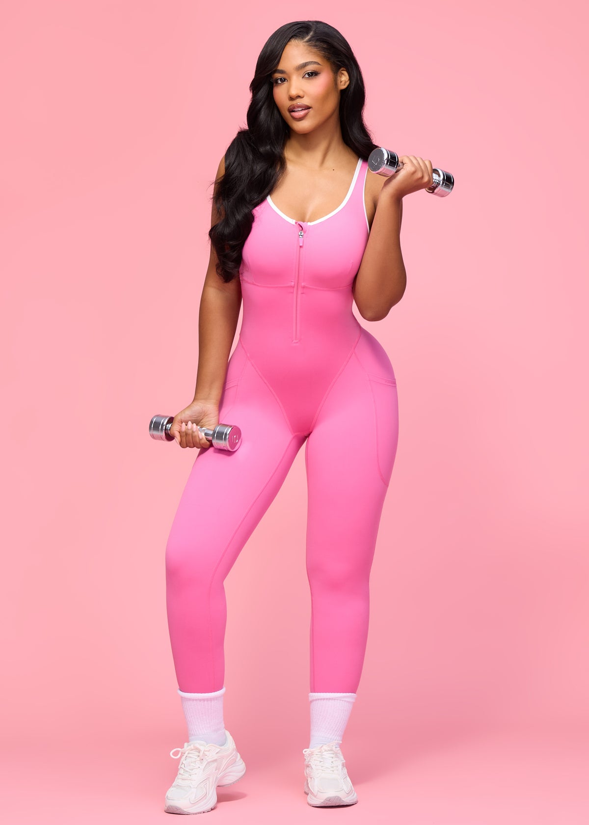 SaunaSculpt Jumpsuit W/ Pockets