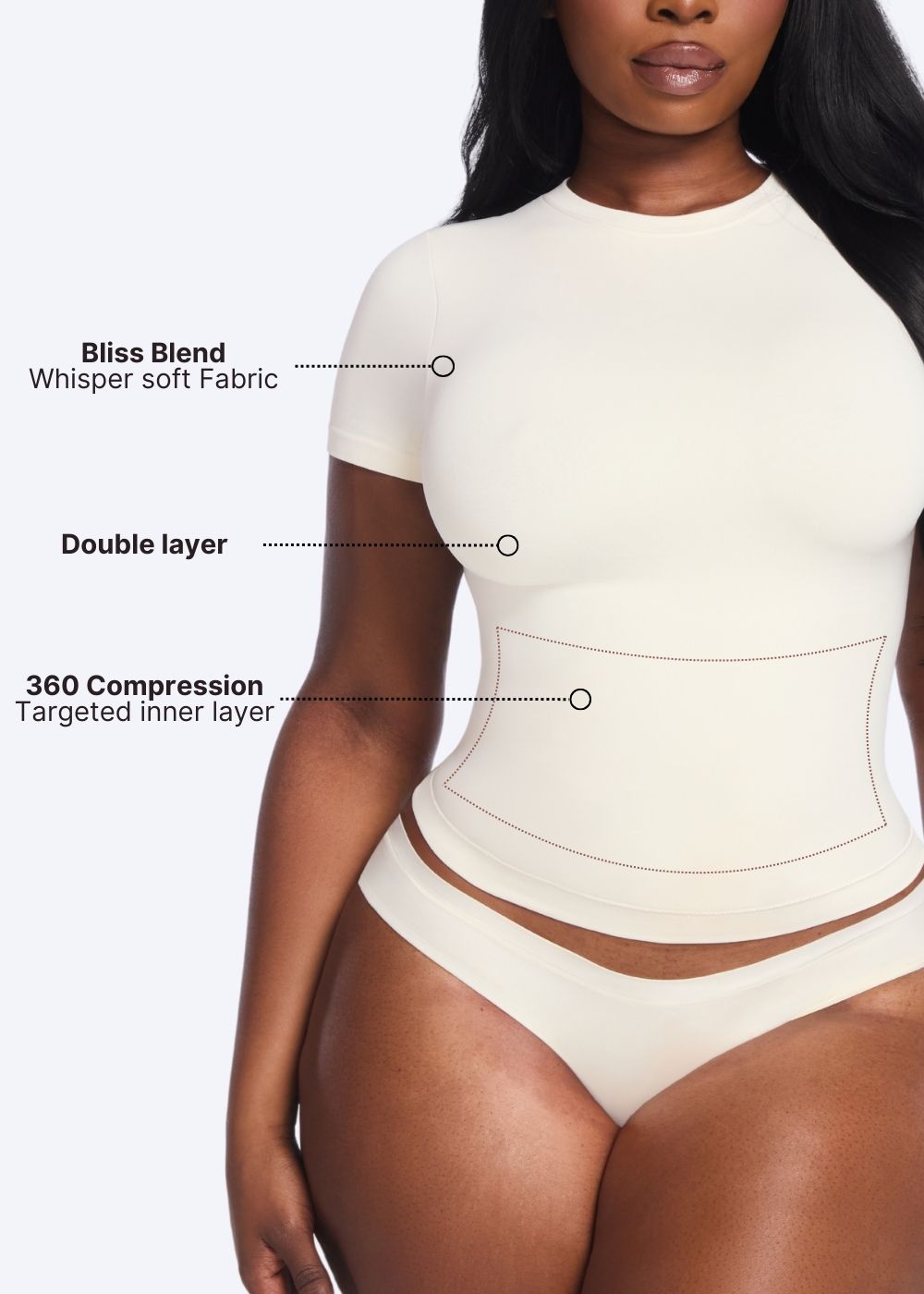 SnatchedKnit Sculpting Tee