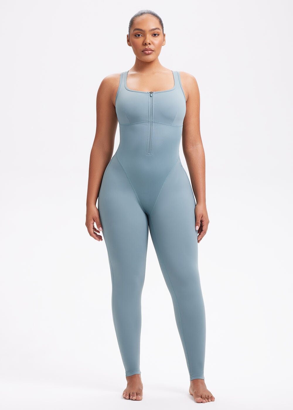 Sauna Compression Jumpsuit Leggings - She's Waisted