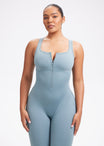 Sauna Compression Jumpsuit Leggings - She's Waisted