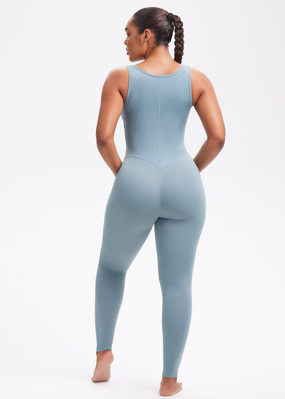 Sauna Compression Jumpsuit Leggings - She's Waisted