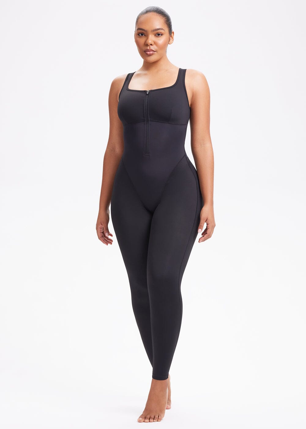 Sauna Compression Jumpsuit Leggings - She's Waisted