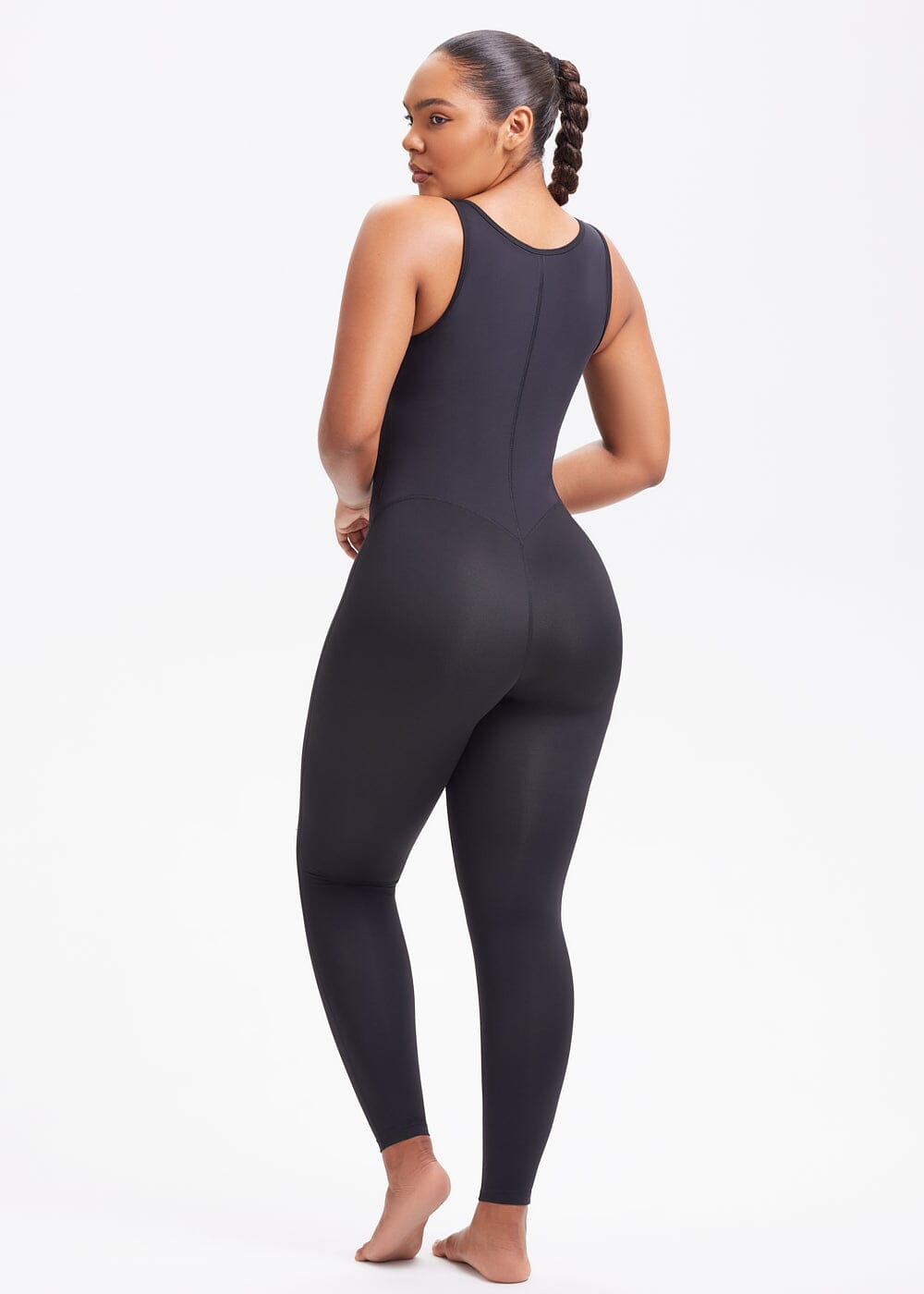 Sauna Compression Jumpsuit Leggings - She's Waisted