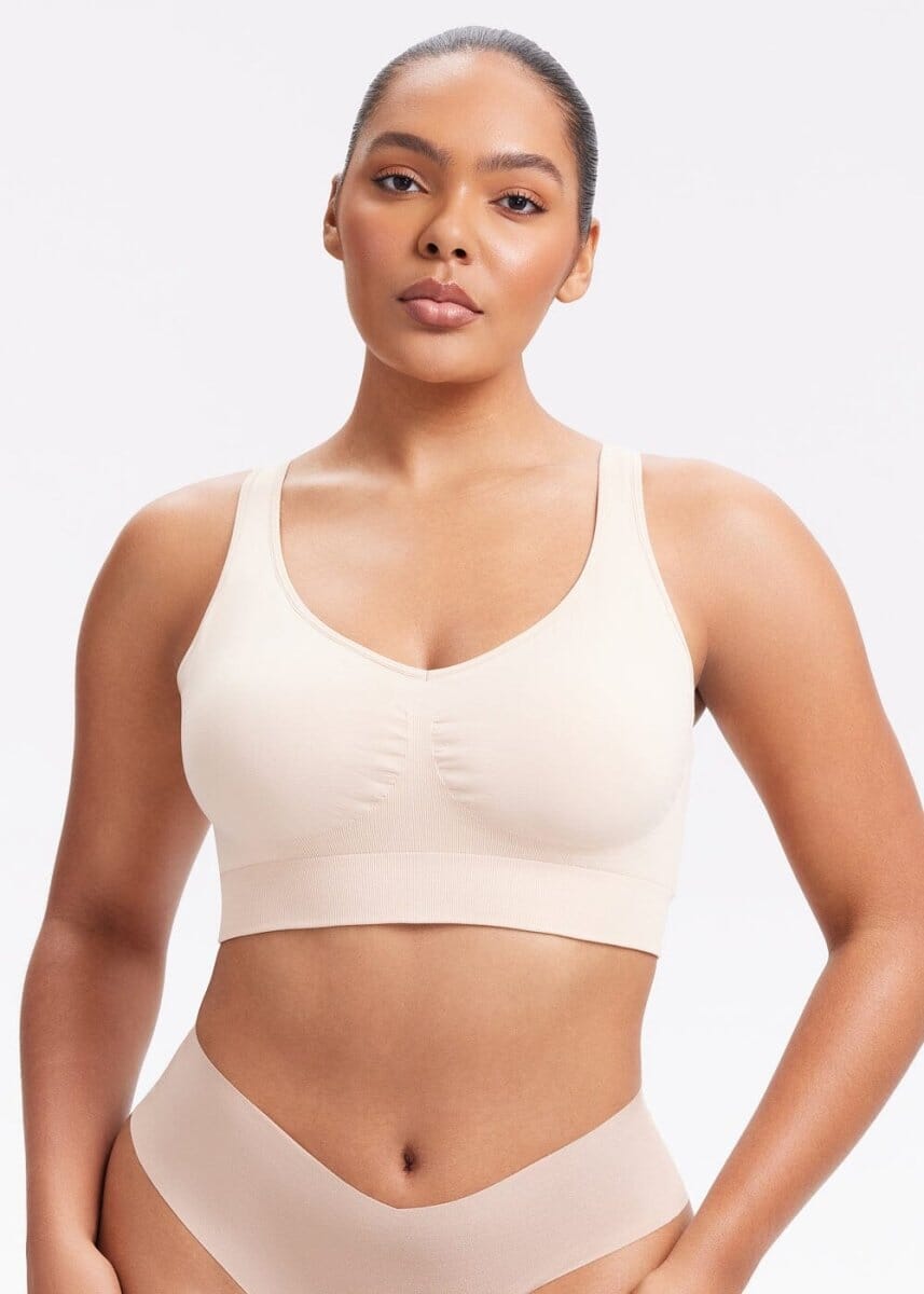 Adjustable Seamless Back Smoothing Bra - She's Waisted