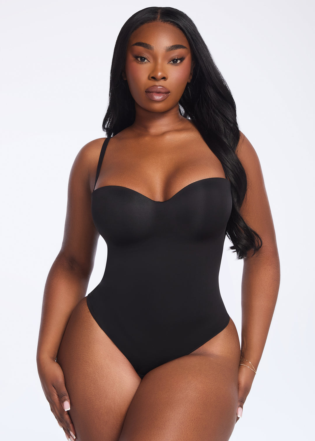 BraSculpt Strapless Bodysuit Thong