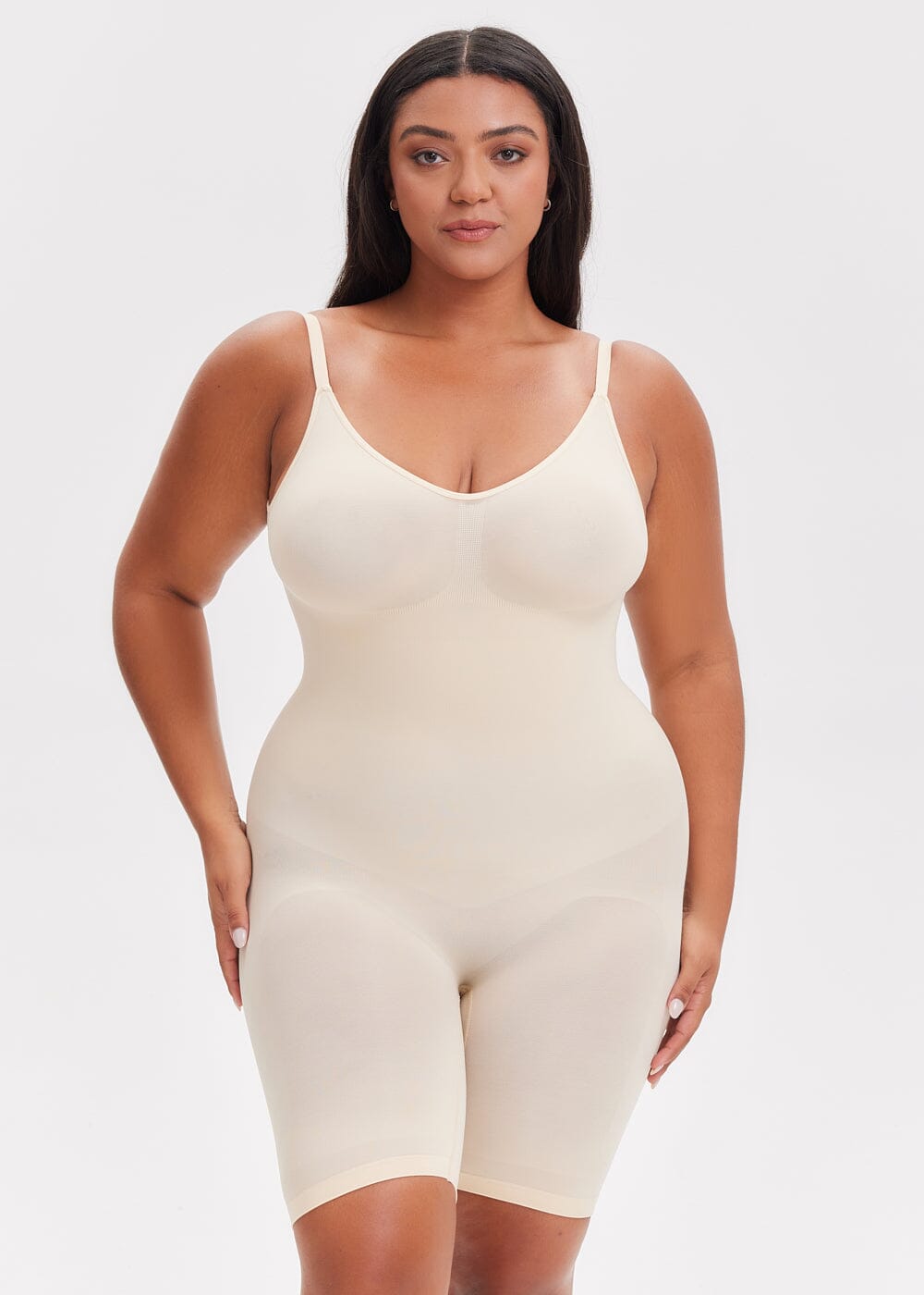 Smoothing Seamless Open Back Shaper - She's Waisted