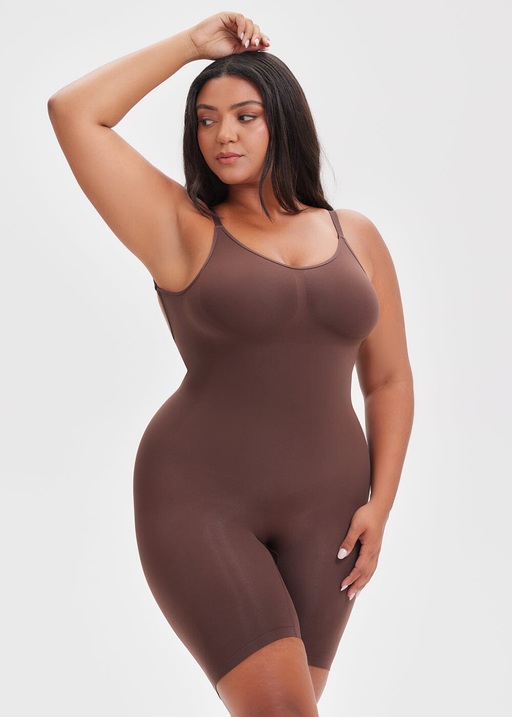 Smoothing Seamless Open Back Shaper - She's Waisted