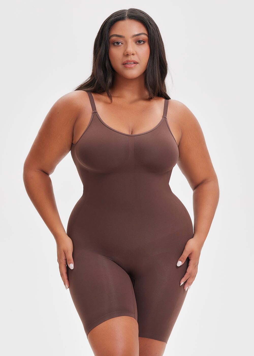 Smoothing Seamless Open Back Shaper - She's Waisted