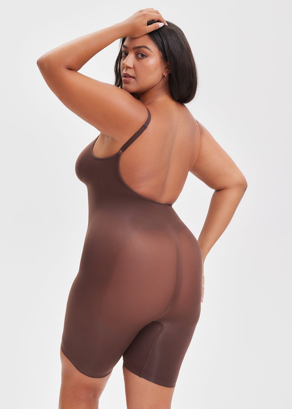 Smoothing Seamless Open Back Shaper - She's Waisted