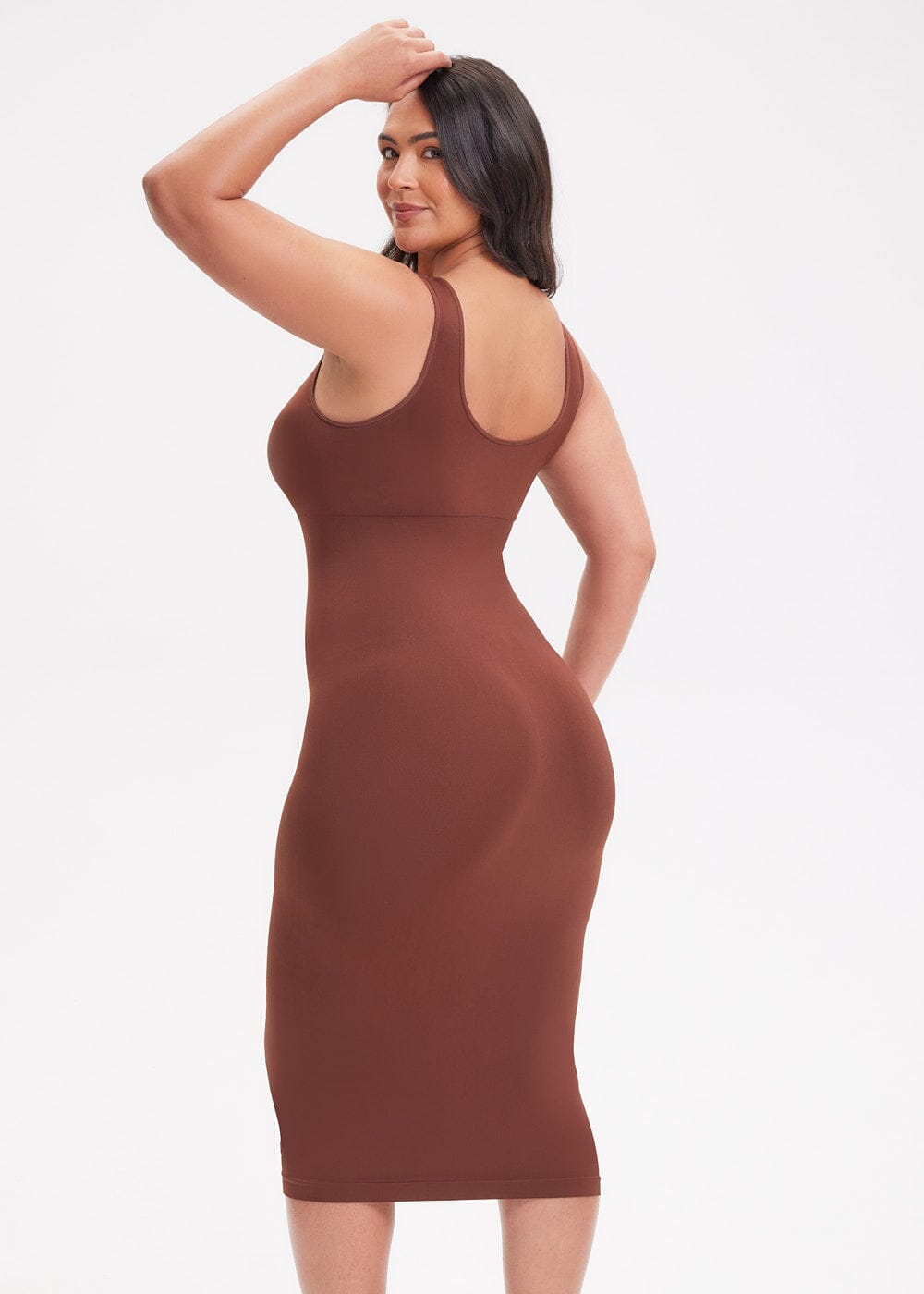 Shapewear Dress Halter Top Maxi - She's Waisted