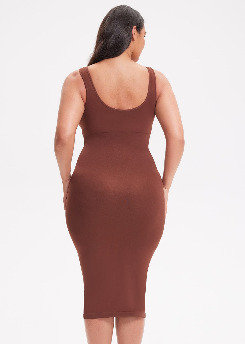 Shapewear Dress Halter Top Maxi - She's Waisted