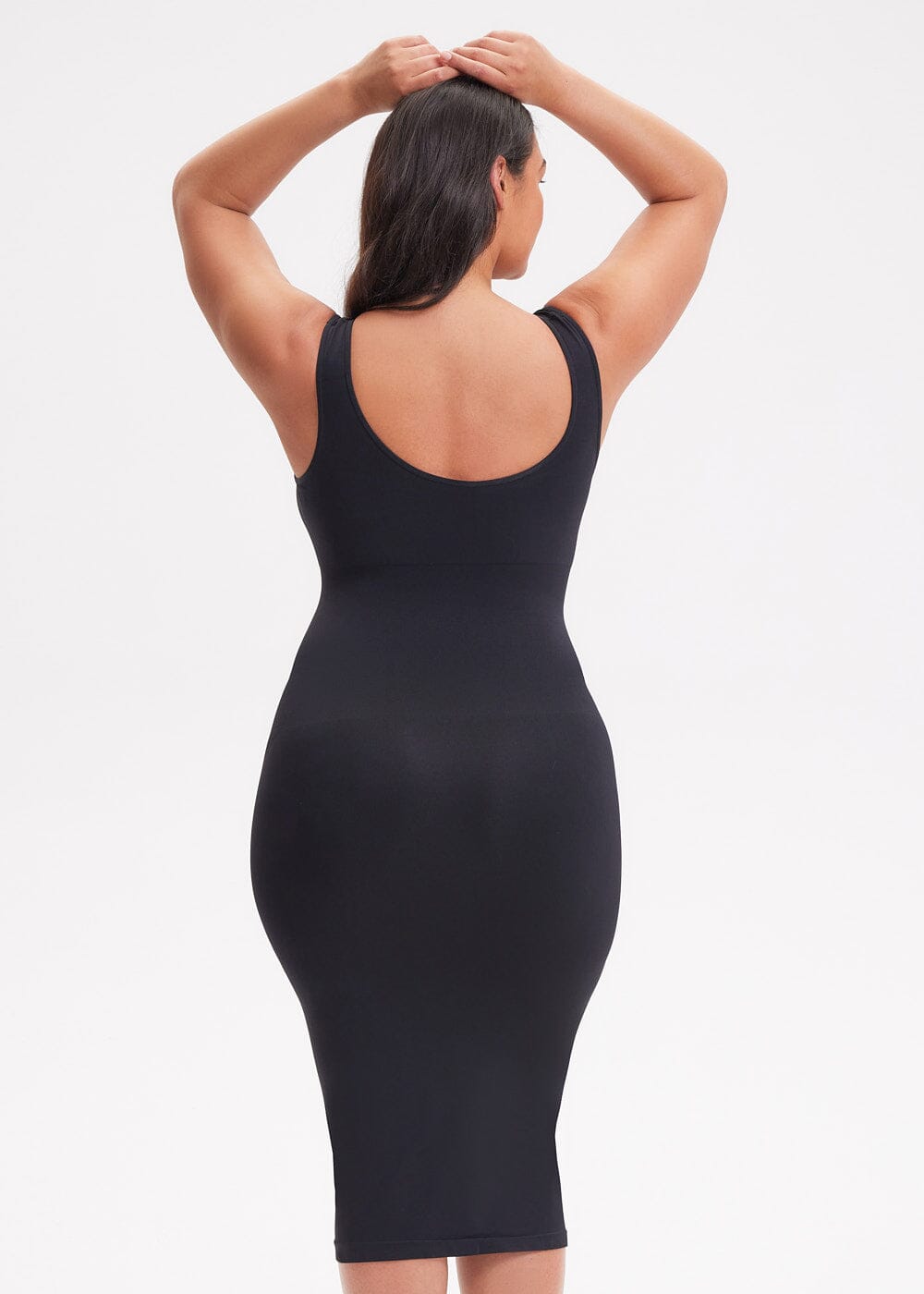 Shapewear Dress Halter Top Maxi - She's Waisted
