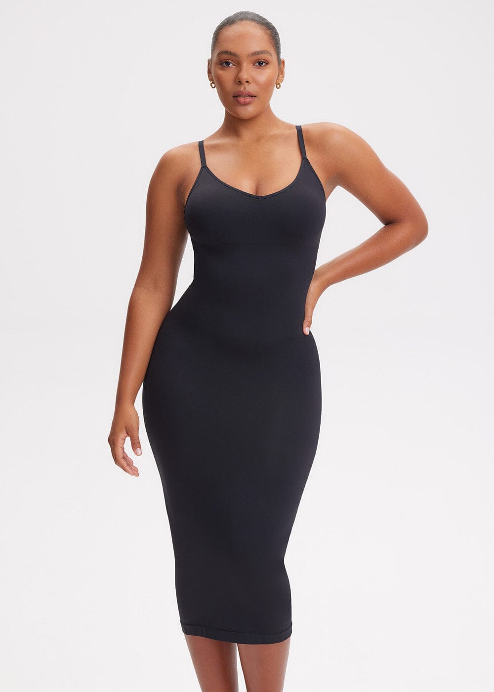 Shapewear Dress V-Neck Sami Maxi - She's Waisted