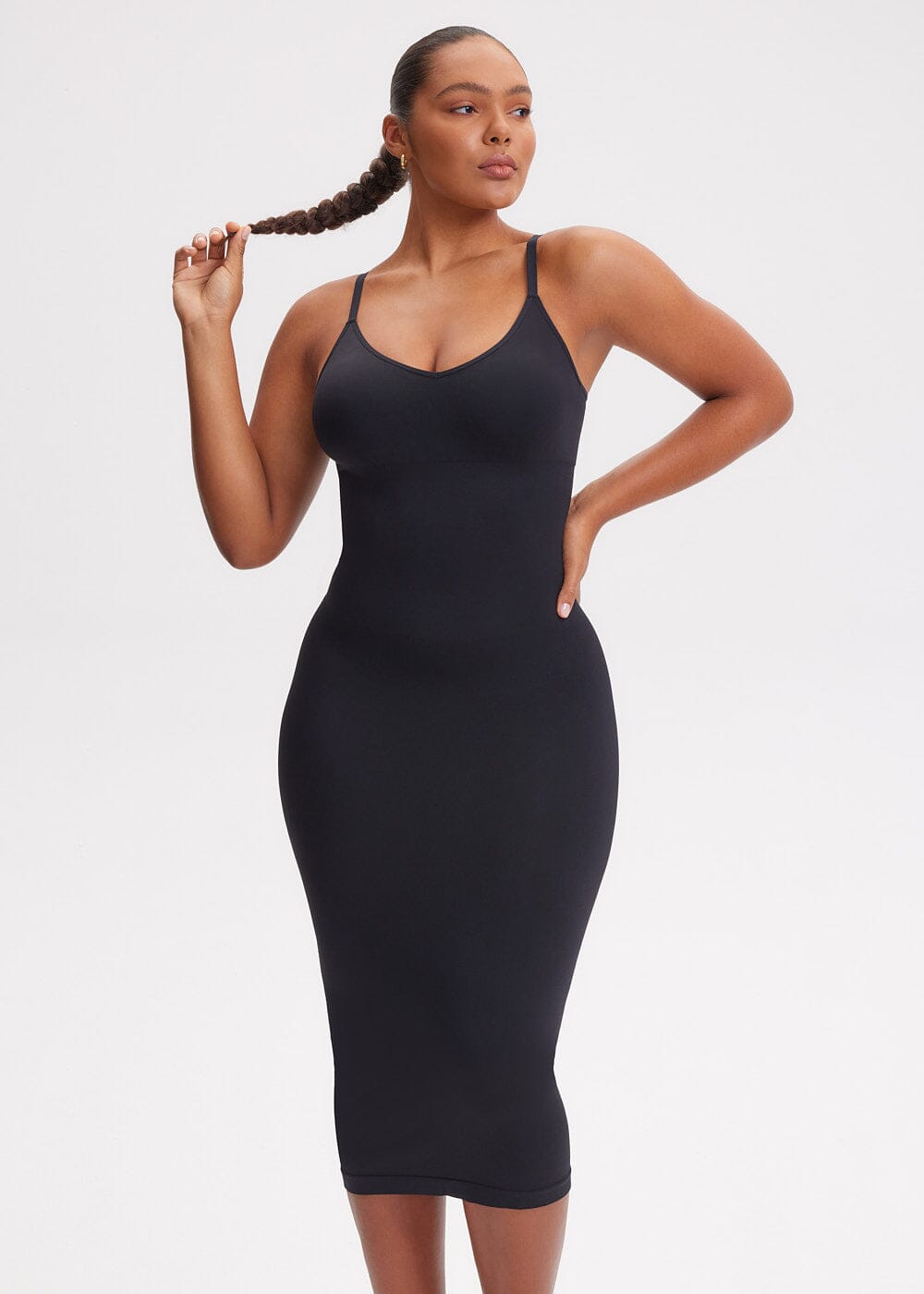 Shapewear Dress V-Neck Sami Maxi - She's Waisted
