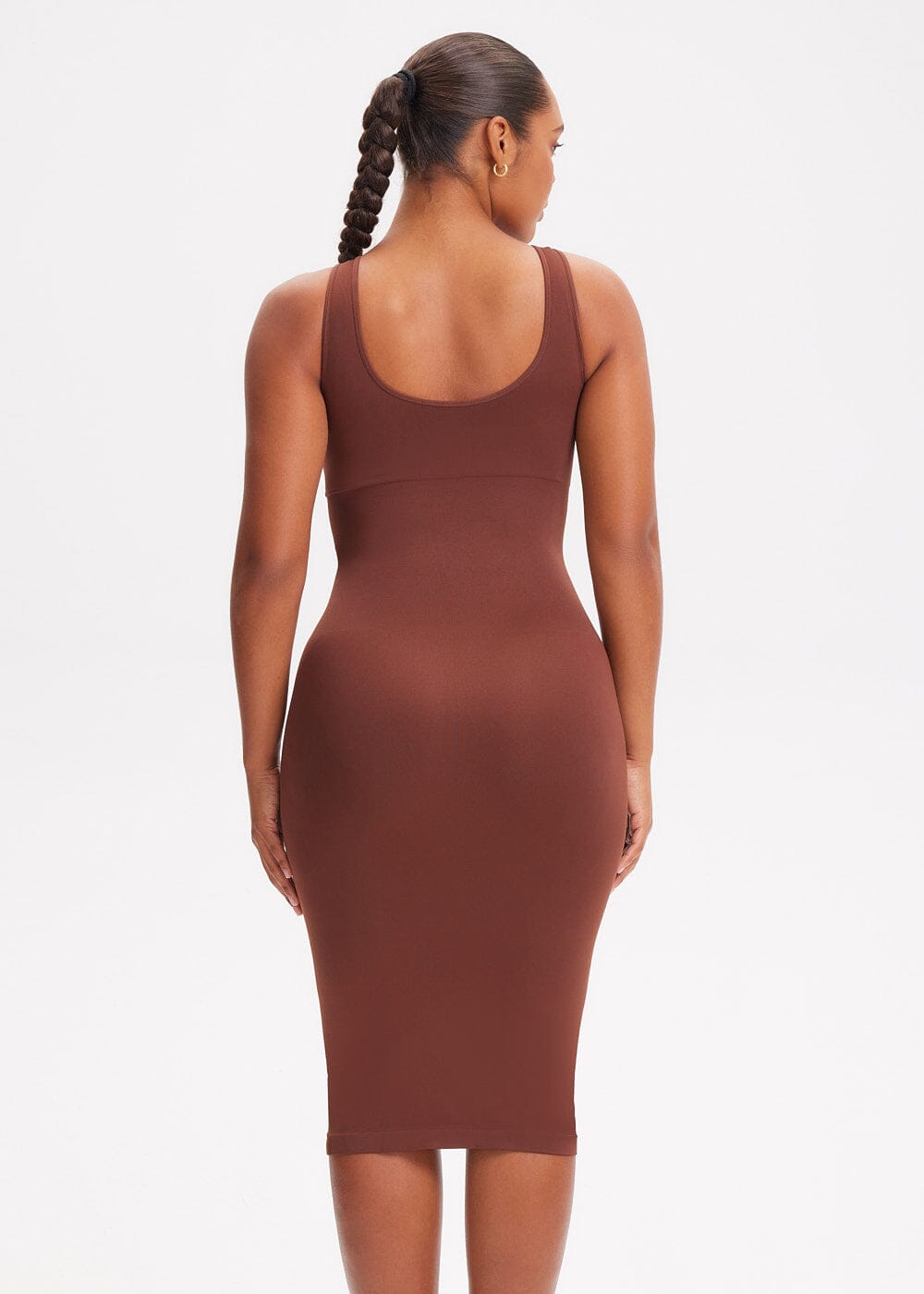 Shapewear Dress Halter Top Maxi - She's Waisted