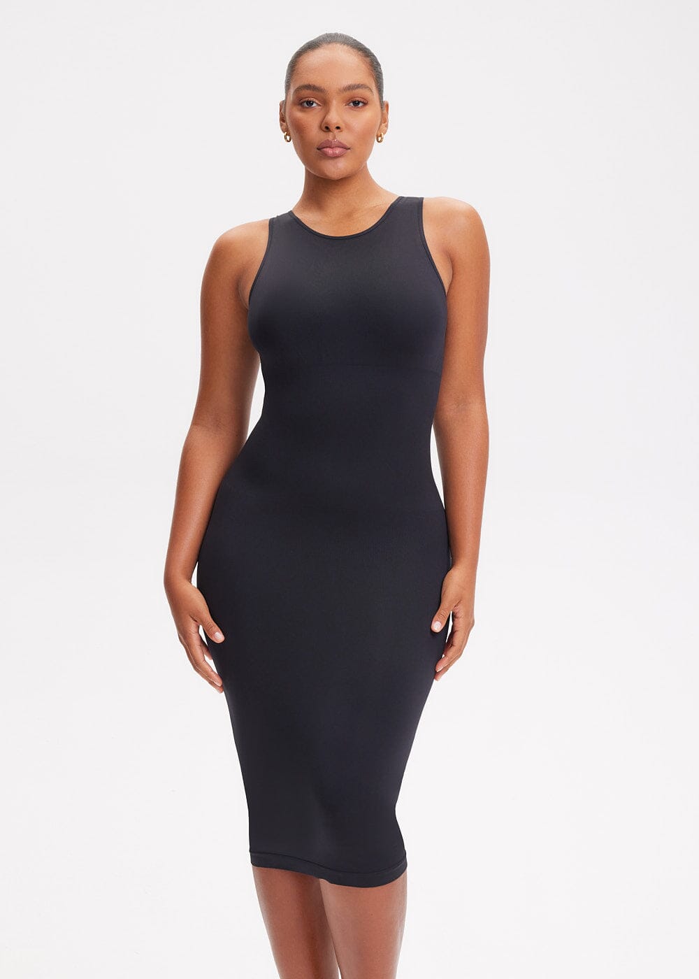 Shapewear Dress Halter Top Maxi - She's Waisted