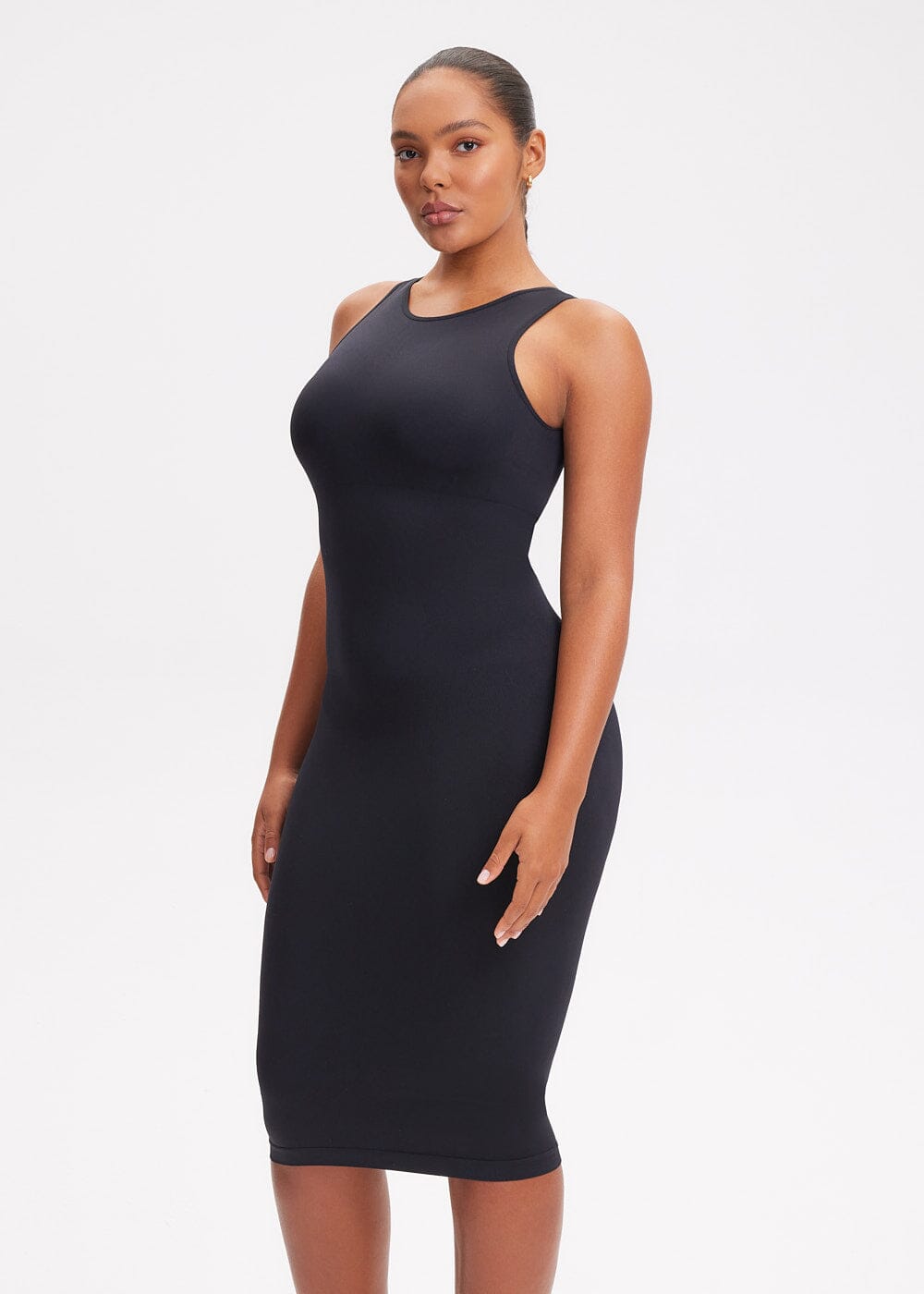Shapewear Dress Halter Top Maxi - She's Waisted
