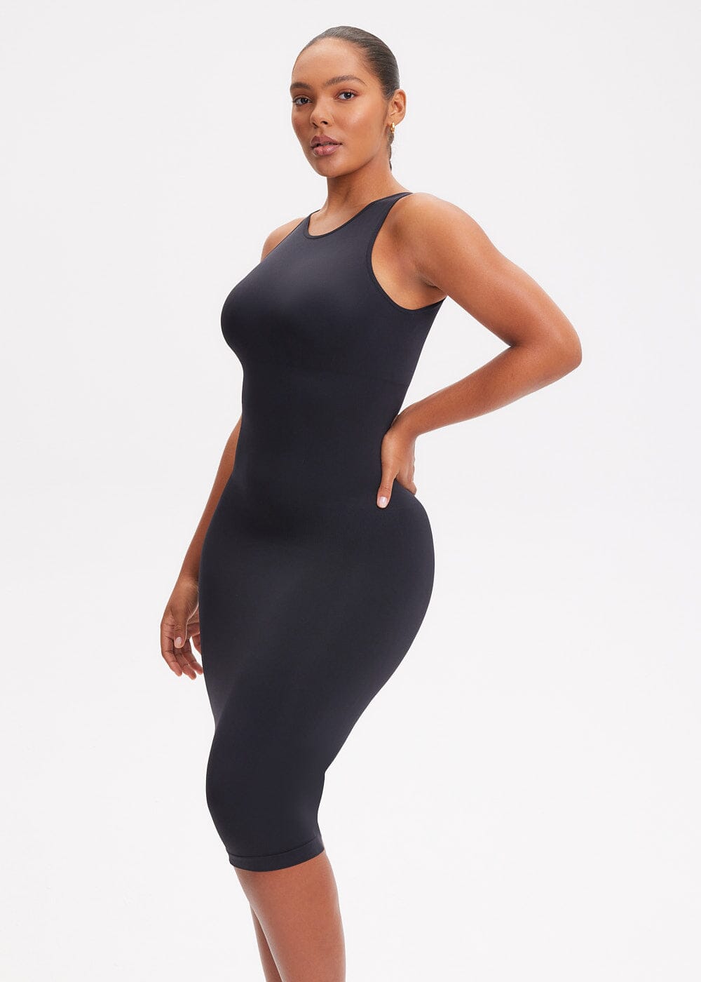 Shapewear Dress Halter Top Maxi - She's Waisted