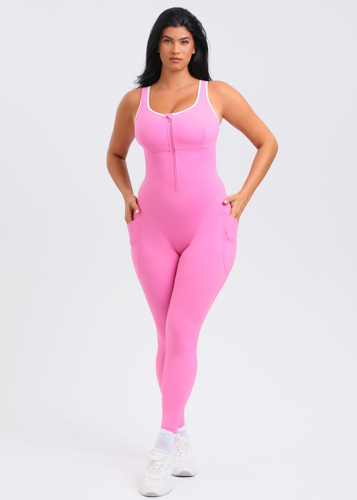 SaunaSculpt Jumpsuit W/ Pockets