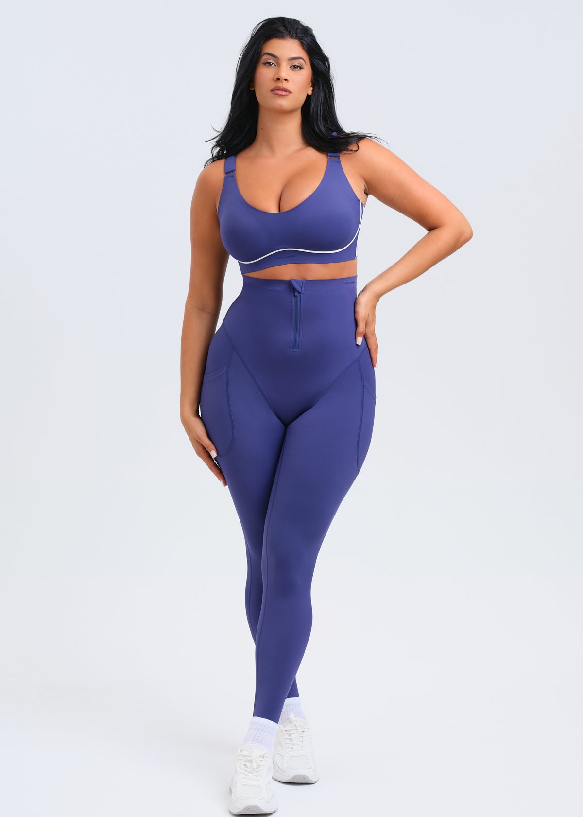 SaunaSculpt Zip Up Leggings
