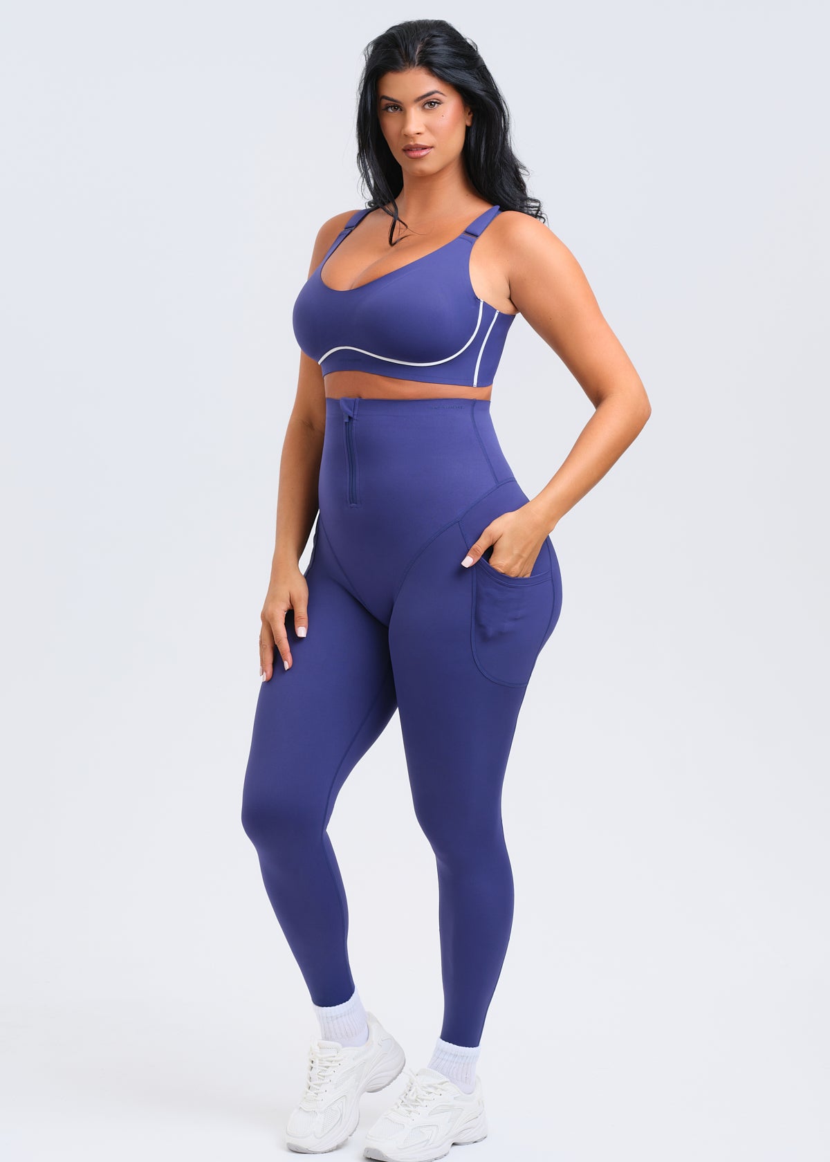 SaunaSculpt Zip Up Leggings