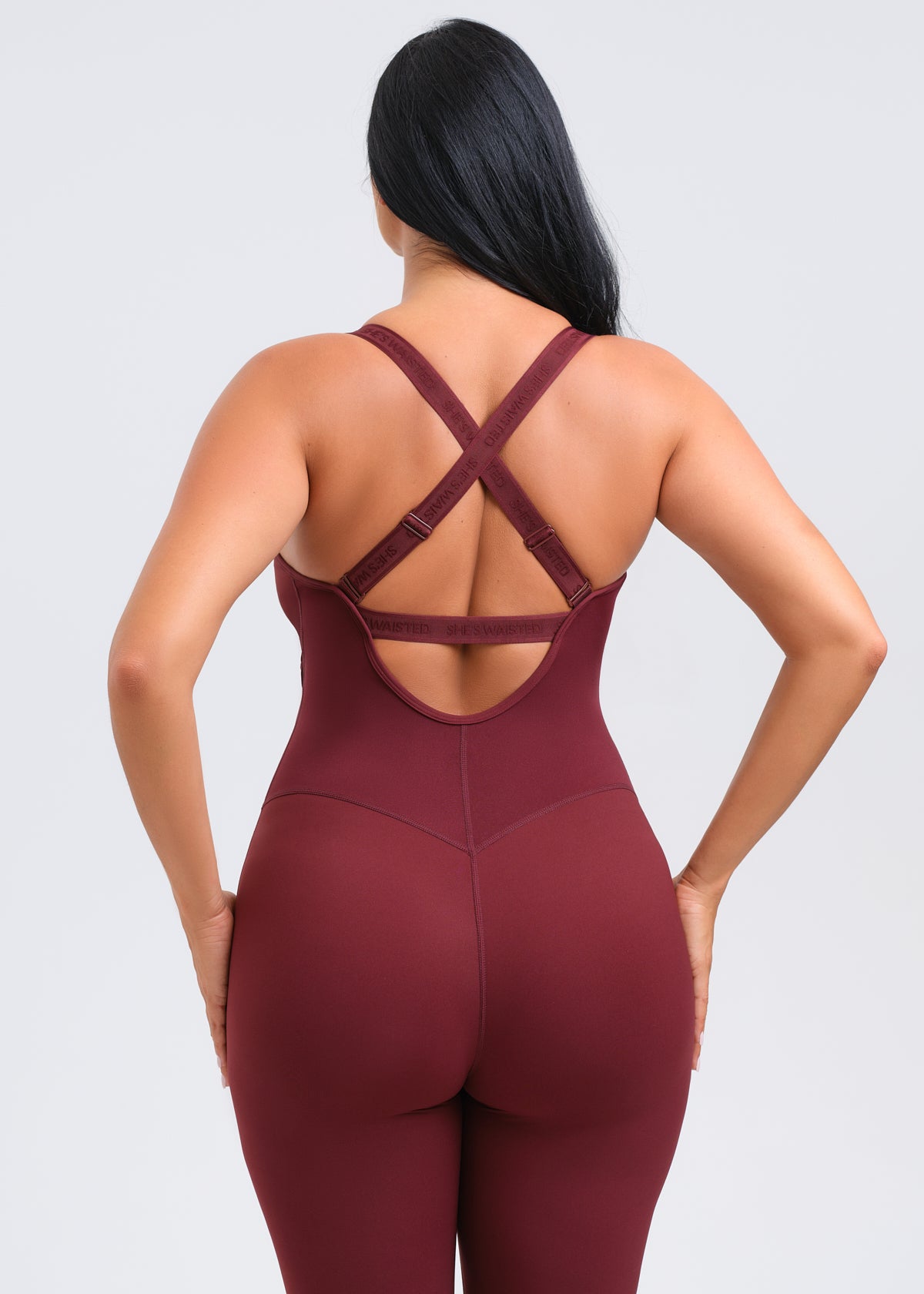 SaunaSculpt Open-Back Jumpsuit