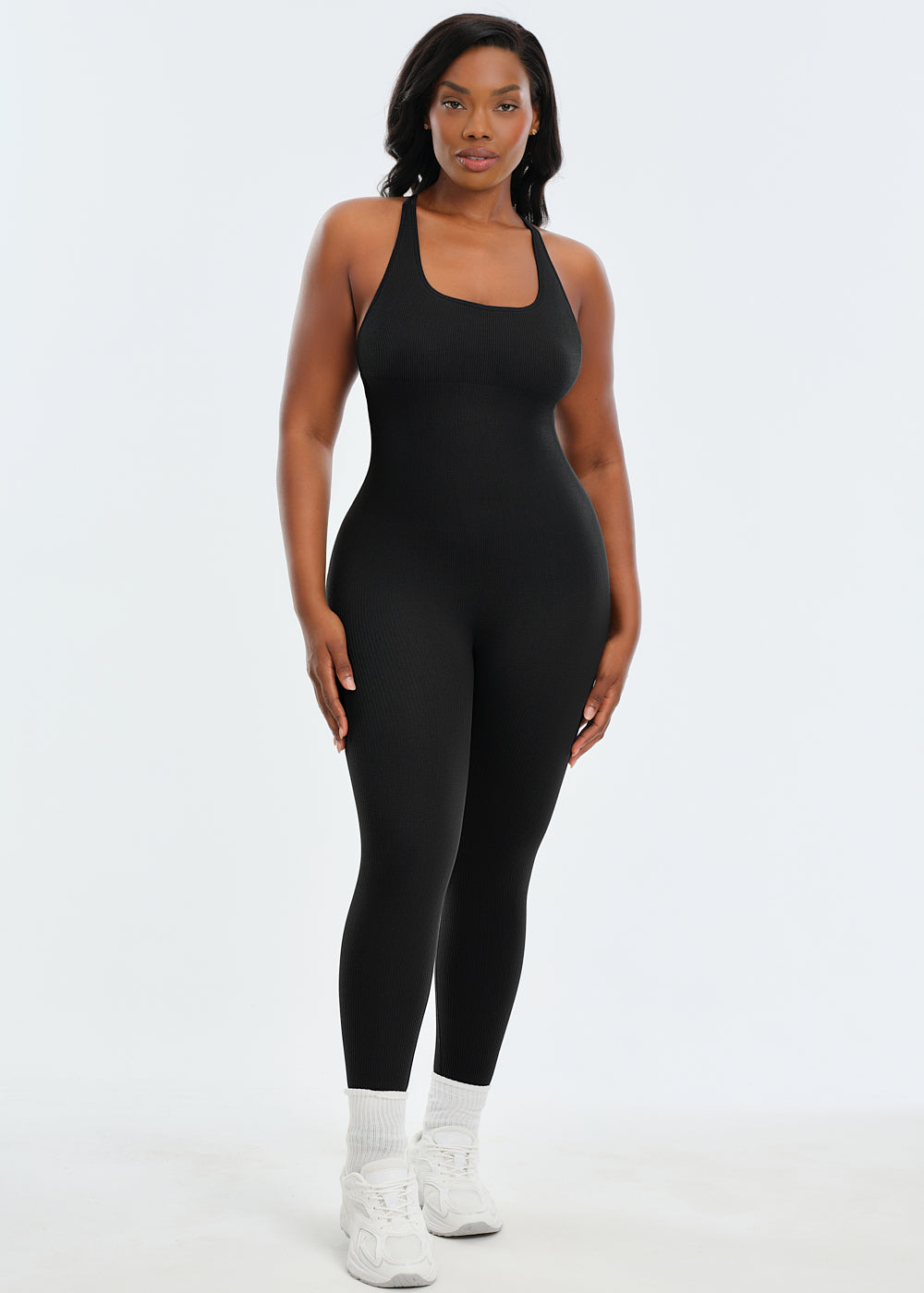 SnatchedKnit Backless Jumpsuit