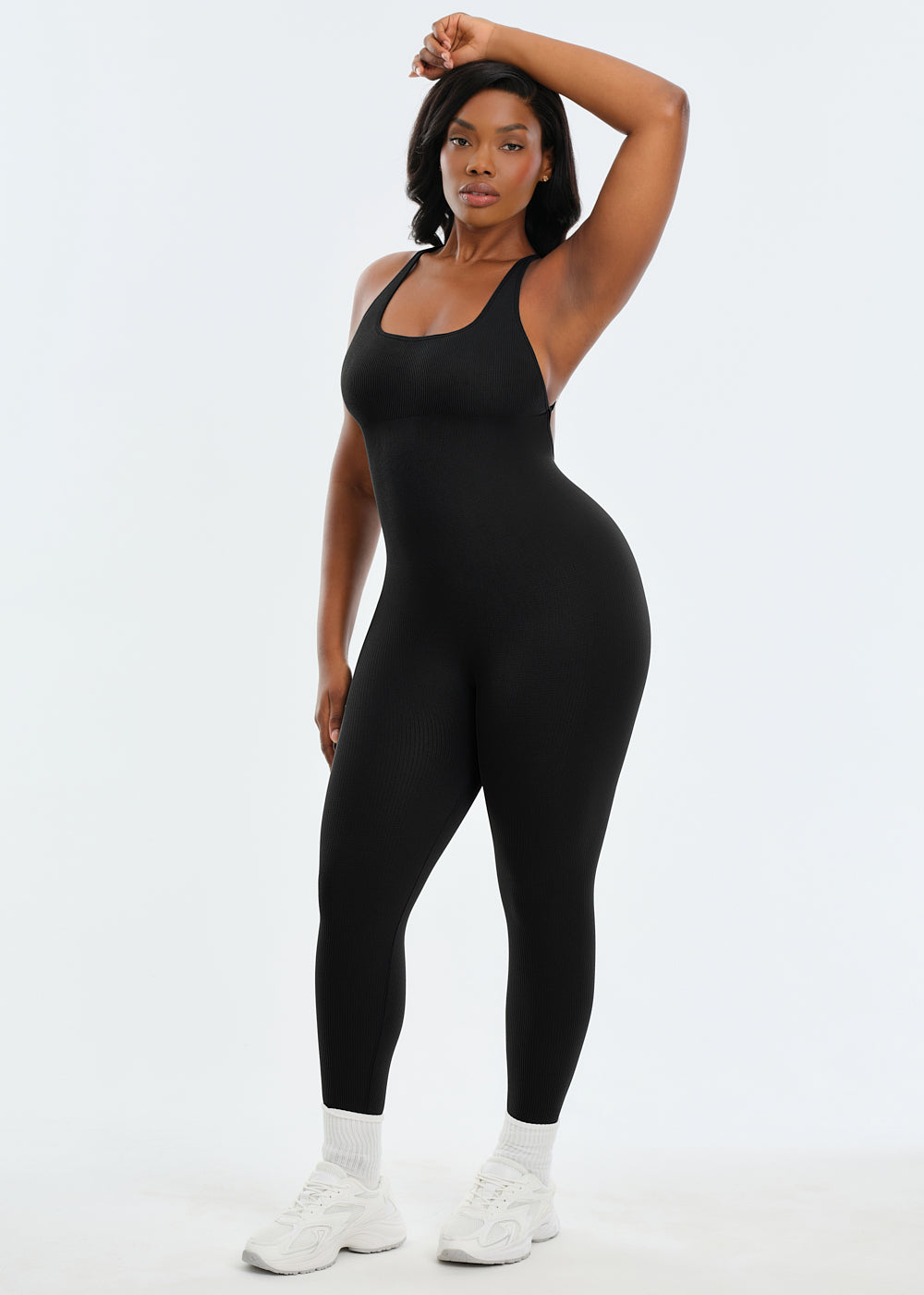 SnatchedKnit Backless Jumpsuit