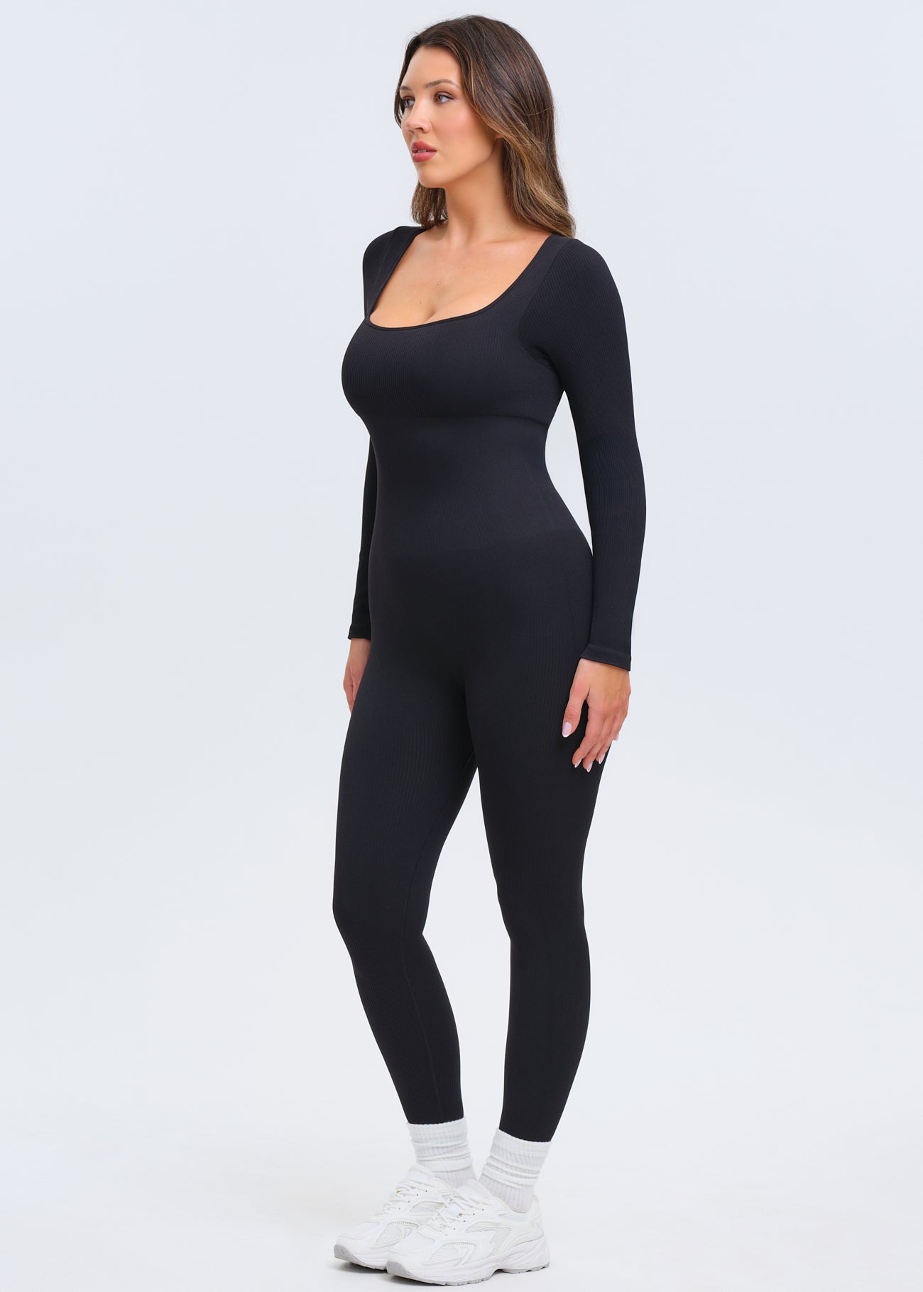 SnatchedKnit Longsleeve Jumpsuit