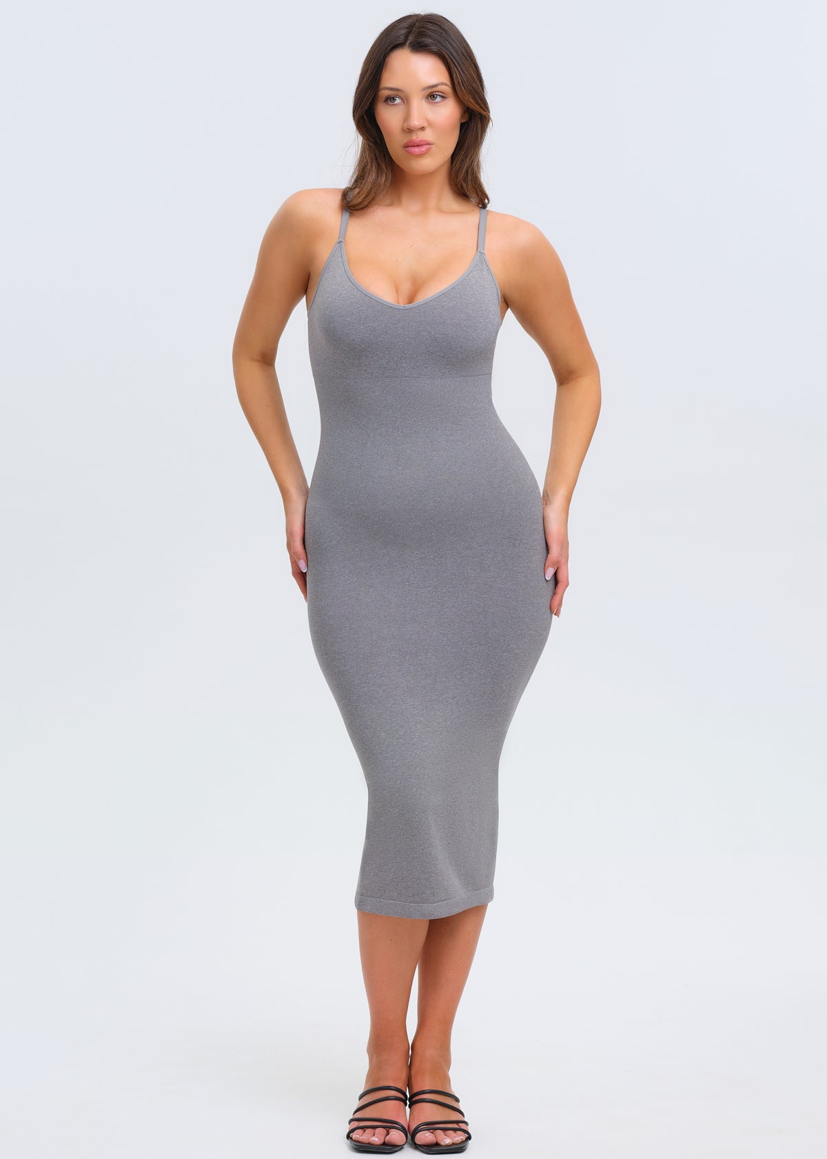 SnatchedKnit V-neck Sami Maxi Dress