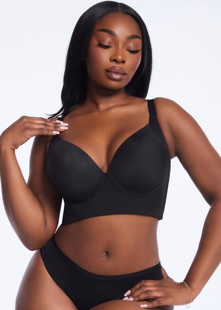 360Support Adjustable Wired Push Up Bra - She's Waisted