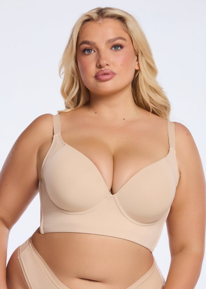 360Support Adjustable Wired Push Up Bra - She's Waisted