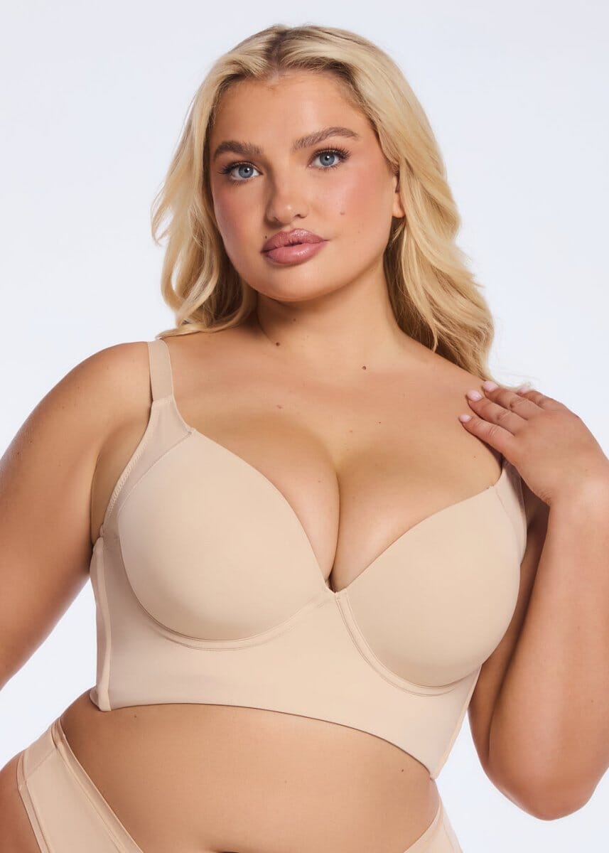 360Support Adjustable Wired Push Up Bra - She's Waisted