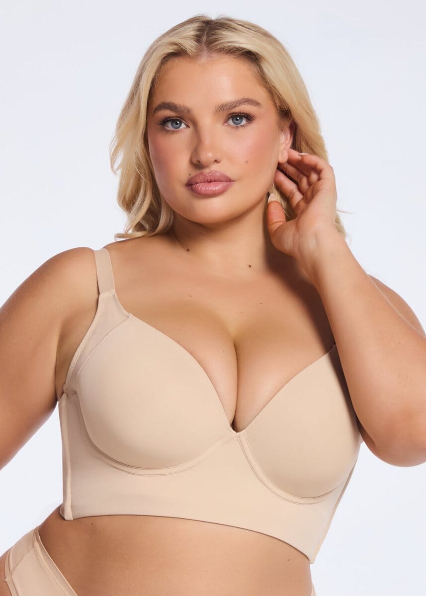 360Support Adjustable Wired Push Up Bra - She's Waisted