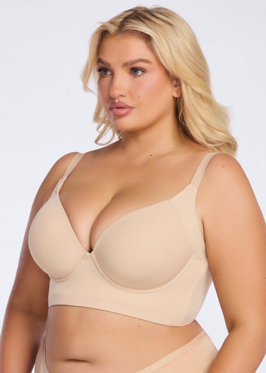 360Support Adjustable Wired Push Up Bra - She's Waisted