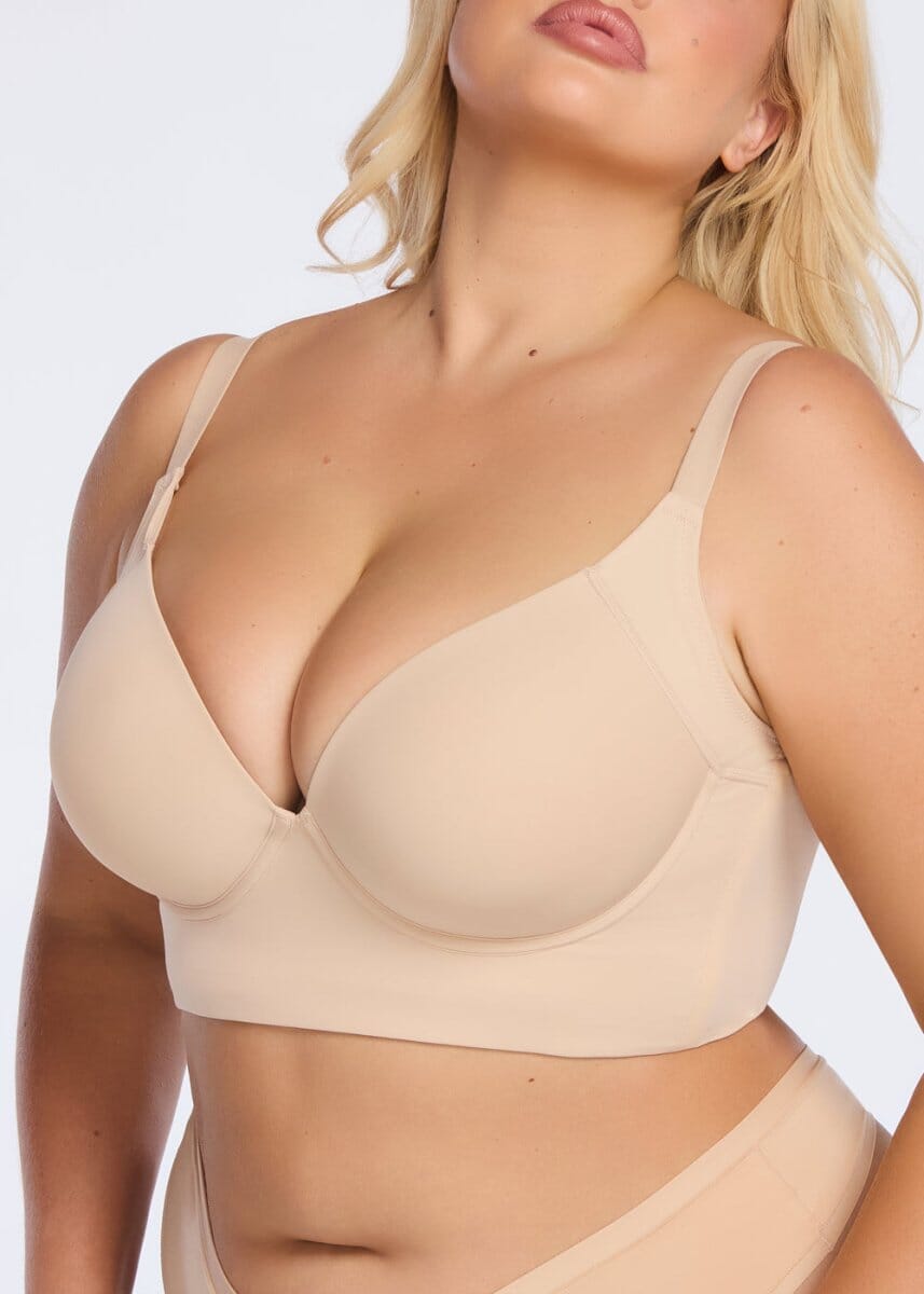 360Support Adjustable Wired Push Up Bra - She's Waisted