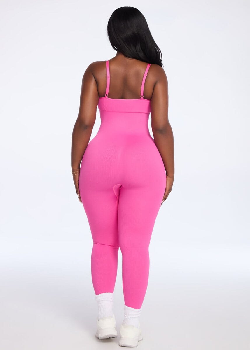 SnatchedKnit Seamless Jumpsuit - She's Waisted
