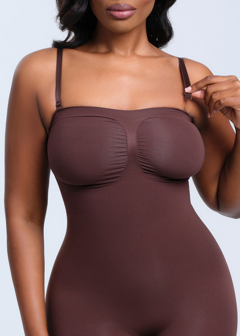 SmoothingSeamless Strapless Bodysuit Shorts
