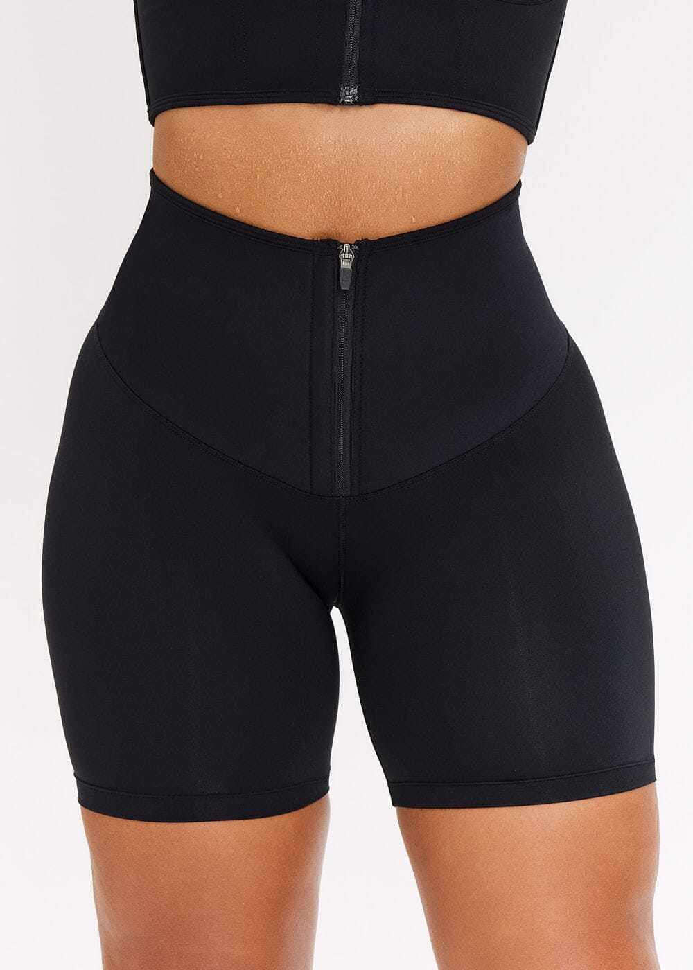 Sauna Compression Workout Shorts - She's Waisted