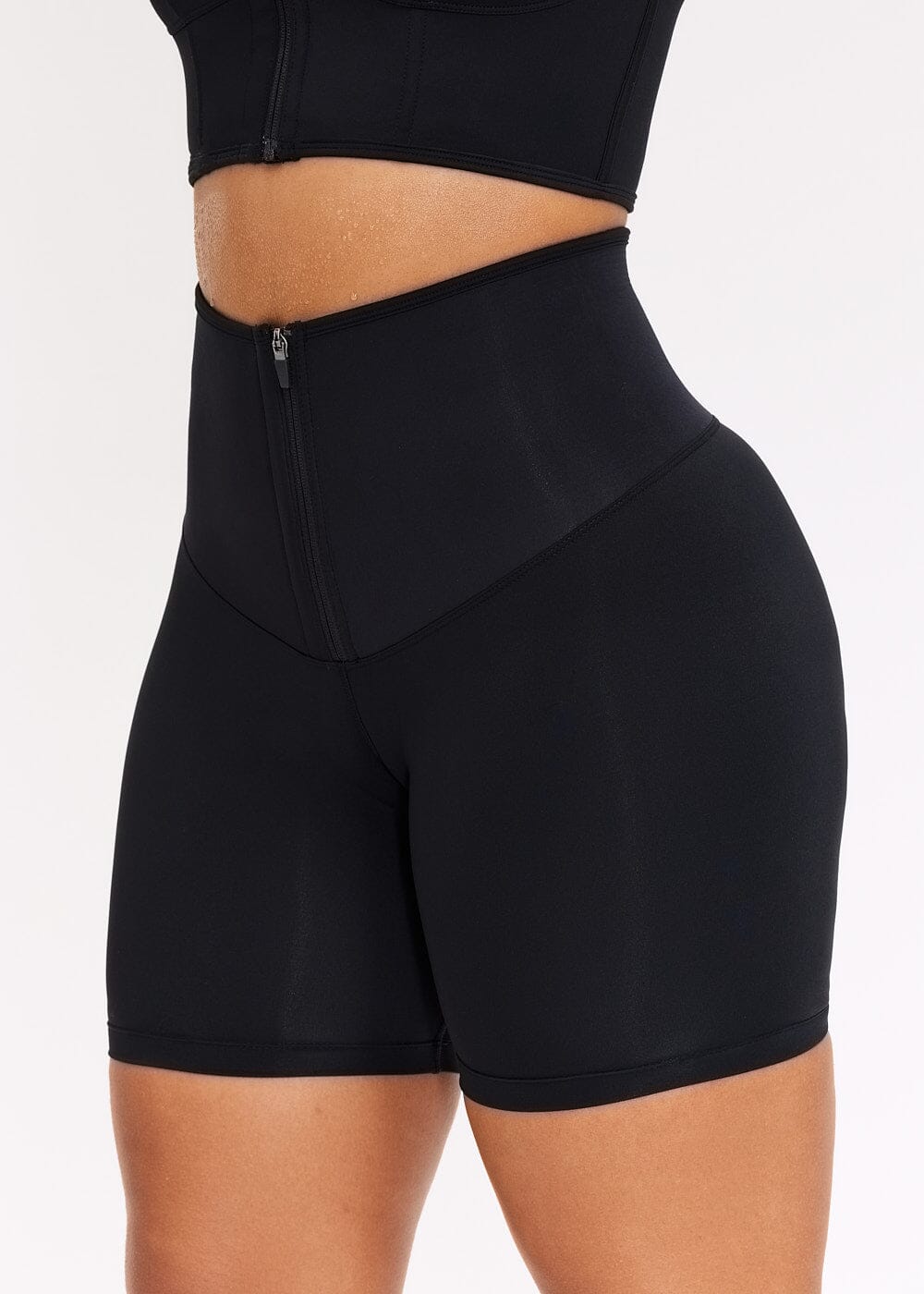Sauna Compression Workout Shorts - She's Waisted