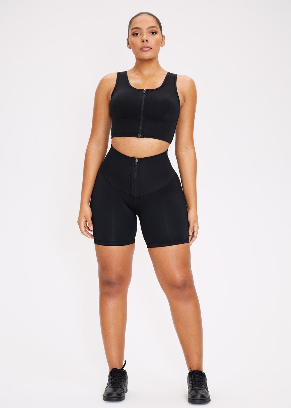 Sauna Compression Workout Shorts - She's Waisted