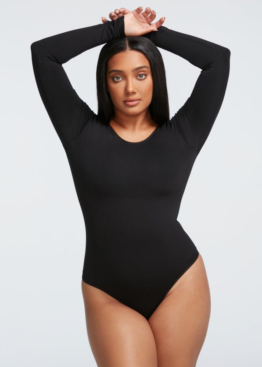 BGFIIPAJG shaping bodysuit for women black underwear women Pull On