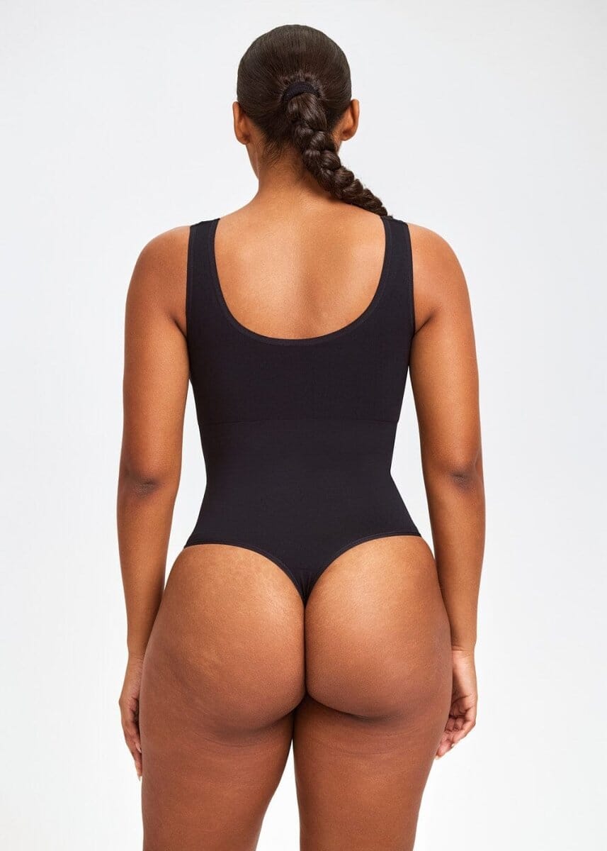 Shaping Tank Bodysuit Thong - She's Waisted