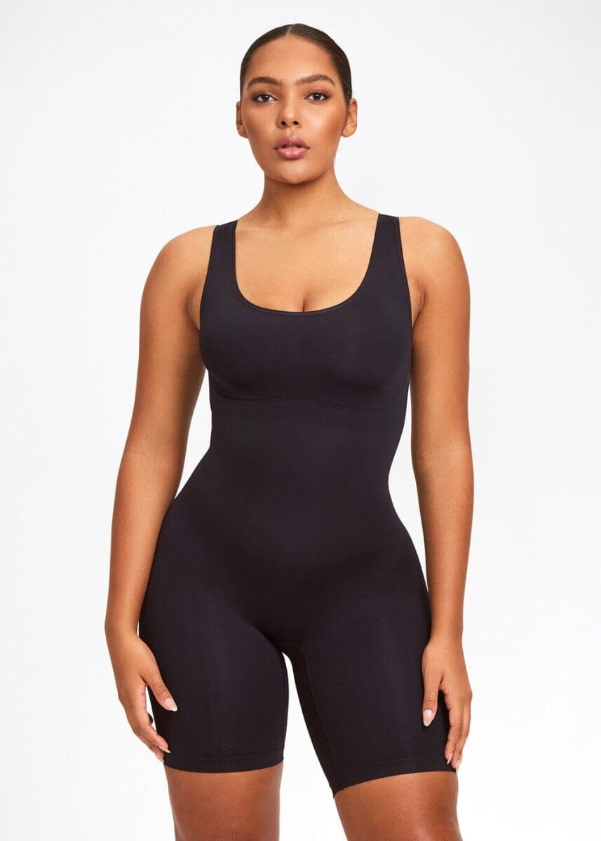 Shaping Tank Bodysuit Shorts - She's Waisted
