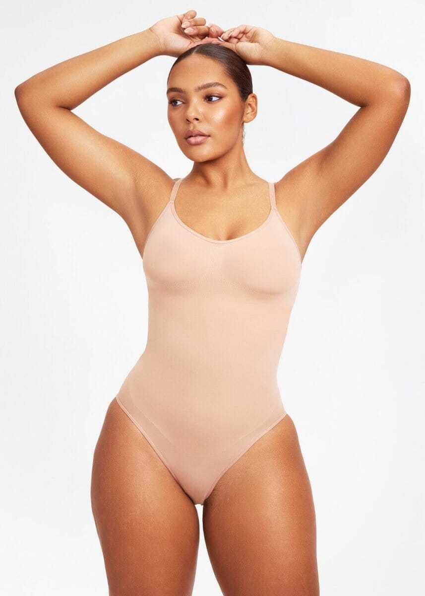Smoothing Bodysuit Brief Shaper - She's Waisted