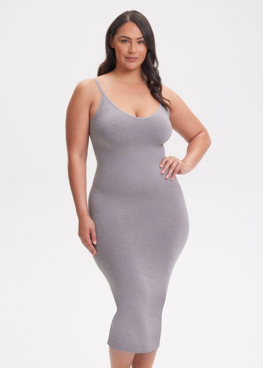 Shapewear Dress V-Neck Sami Maxi - She's Waisted