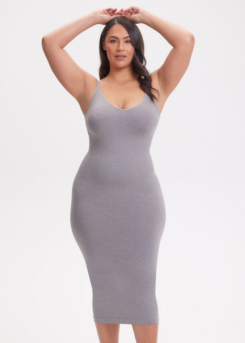 Shapewear Dress V-Neck Sami Maxi - She's Waisted