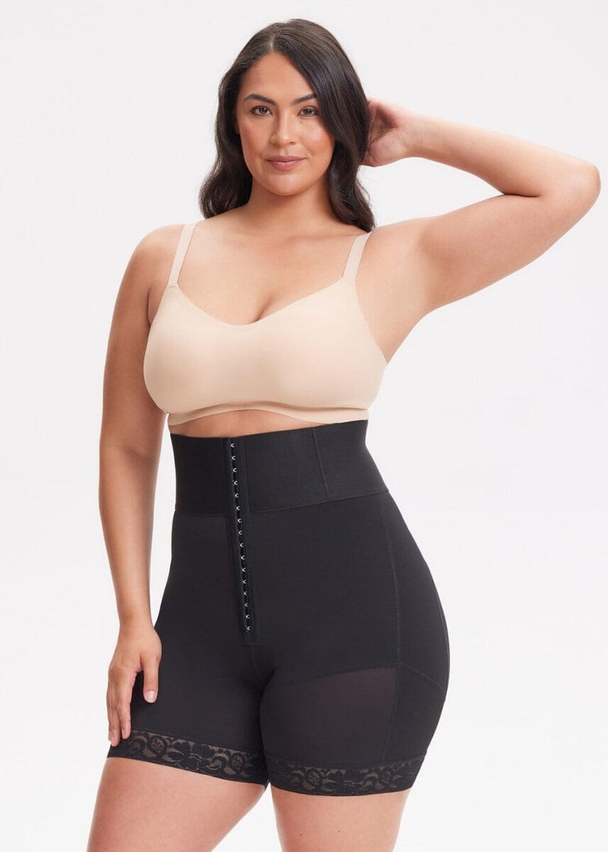 High-Waist BBL Shorts - She's Waisted